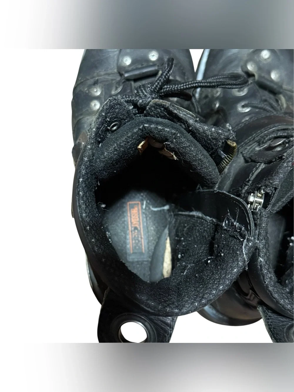 Harley Davidson Brake Buckle Boots Mens 9.5 M Black Leather Motorcycle Moto